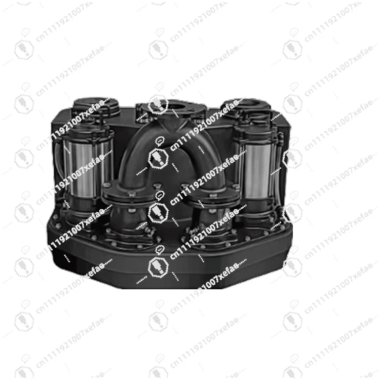 Sewage lifting double pump high efficiency durable for wastewater drainage