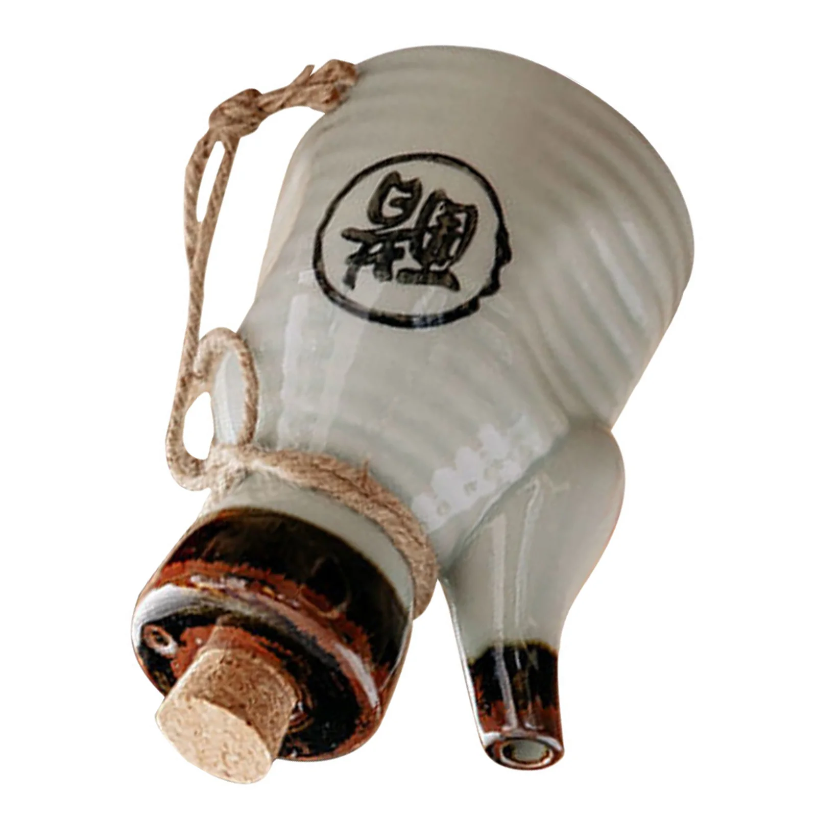 

Ceramic Condiment Bottle Japanese Style Oil Pot High Grade Ceramic Spice Container Home Seasoning Holder Corrosion Resistant