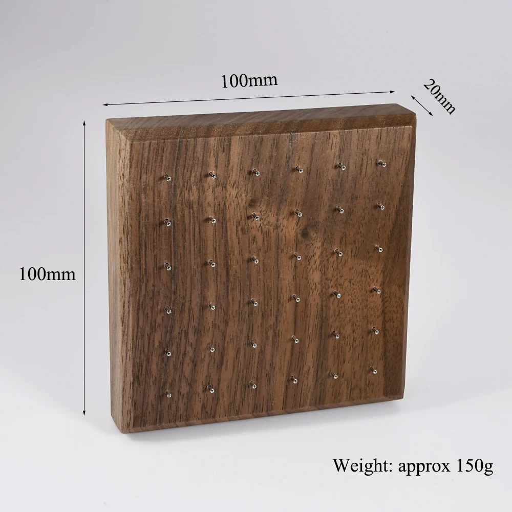 Solid Wood Stand for Body Piercing Jewelry Display