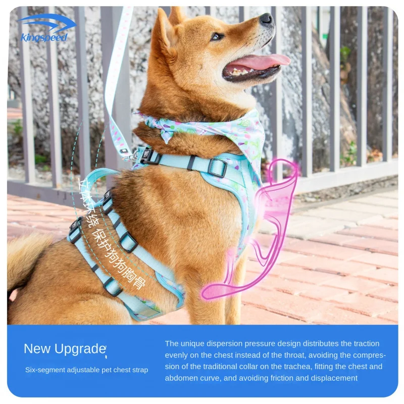 

Kepai pet harnesskseries6adjustable in sections anti-slip and anti-drop design durable dog vest