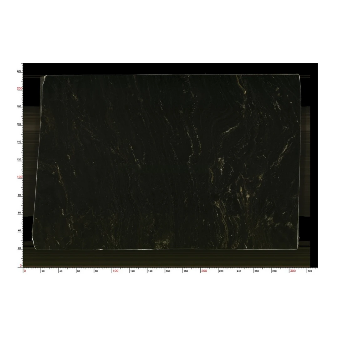 Laje de granito Black River para decoração de interiores