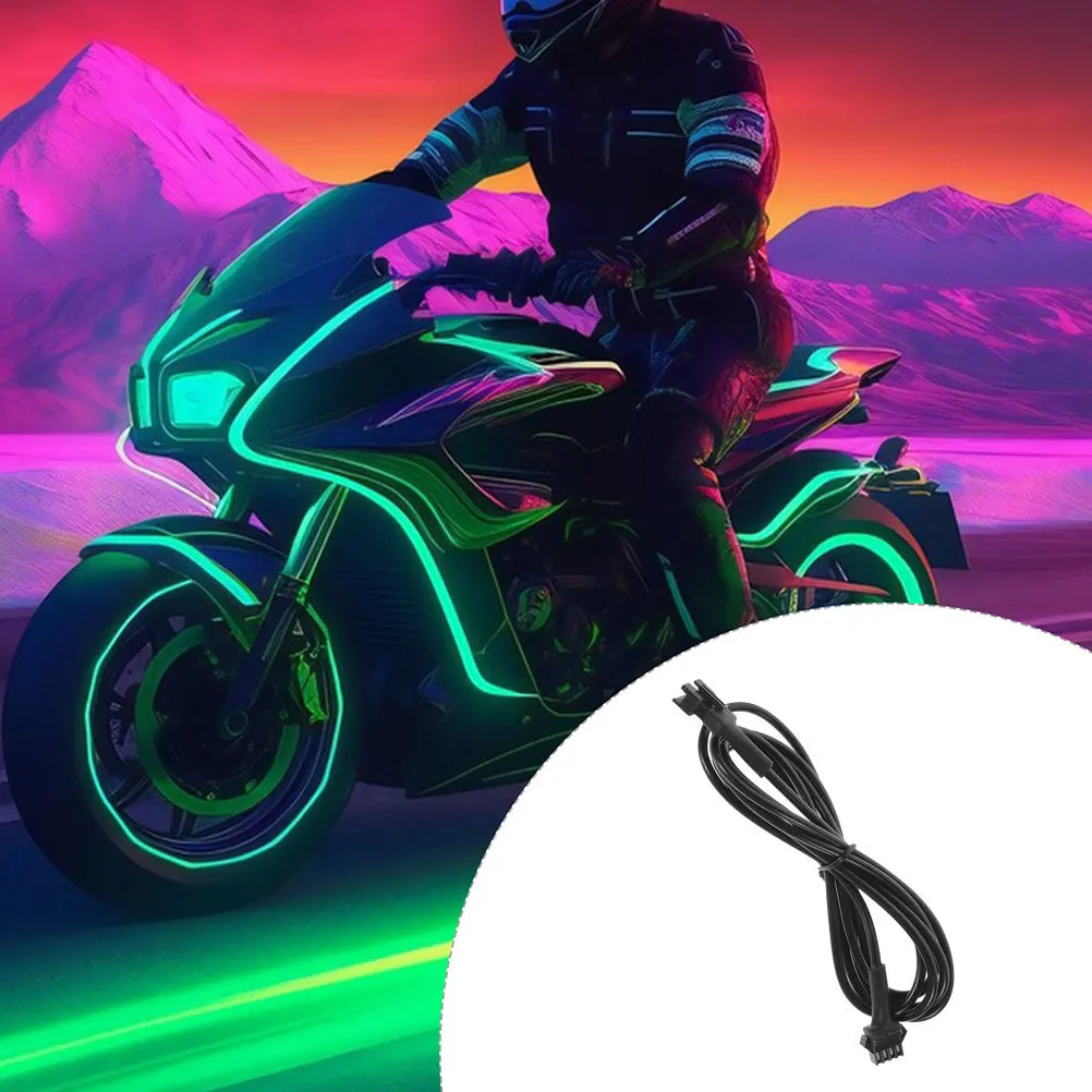 

2pcs Neon Light Extension Cable 150Cm Waterproof 4-Pin Universal Connector For Car Motorcycle Underglow Kit Led Rock Lights