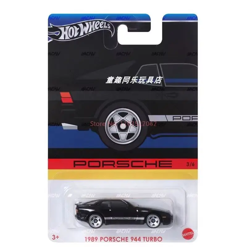 Original Hot Wheels Car Model Alloy Sports Collectible Car Model Silver Elevation Porsche Series  Room Ornament Birthday Toys