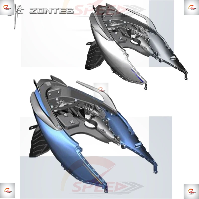 

Задняя юбка для педали мотоцикла ZT368T-D, левая и правая, большая пластина, защитная крышка, боковая крышка, аксессуары для задних фонарей, полка