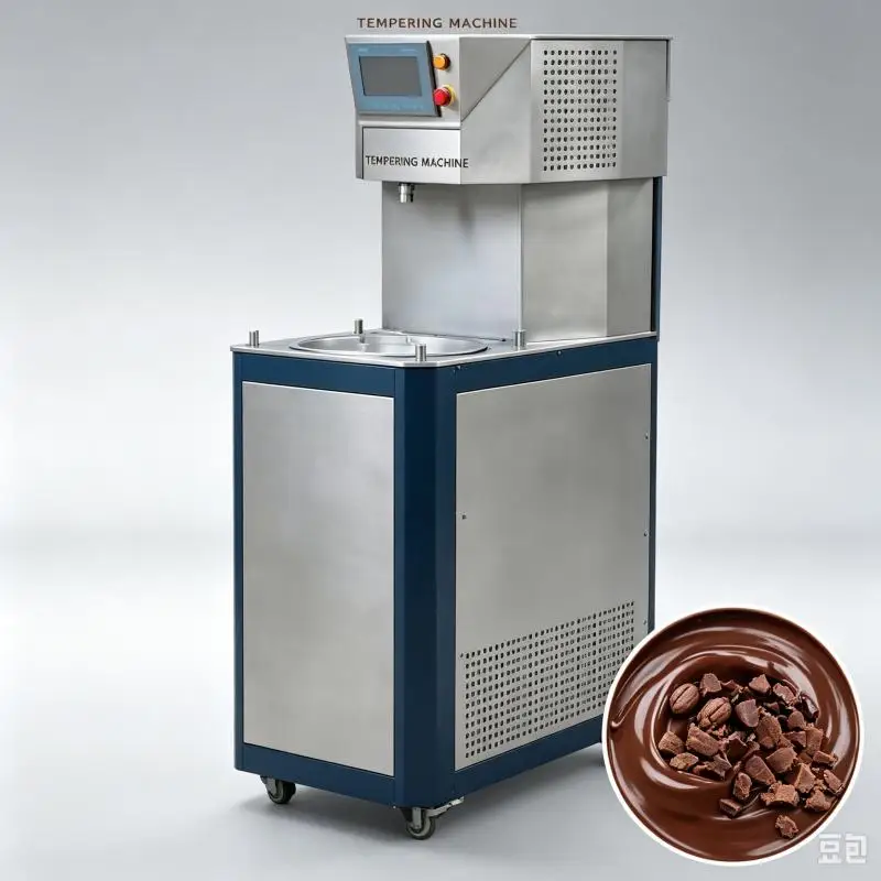 Commercial Automatic Chocolate Tempering Machine Efficient Melting Heating Cooling Equipment for Candy Making