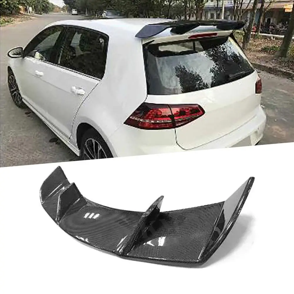 

Carbon fiber Car Hatchback Spoiler for Universal Car Rear Trunk Roof Wing Racing Spoiler Only Hatchback Car styling