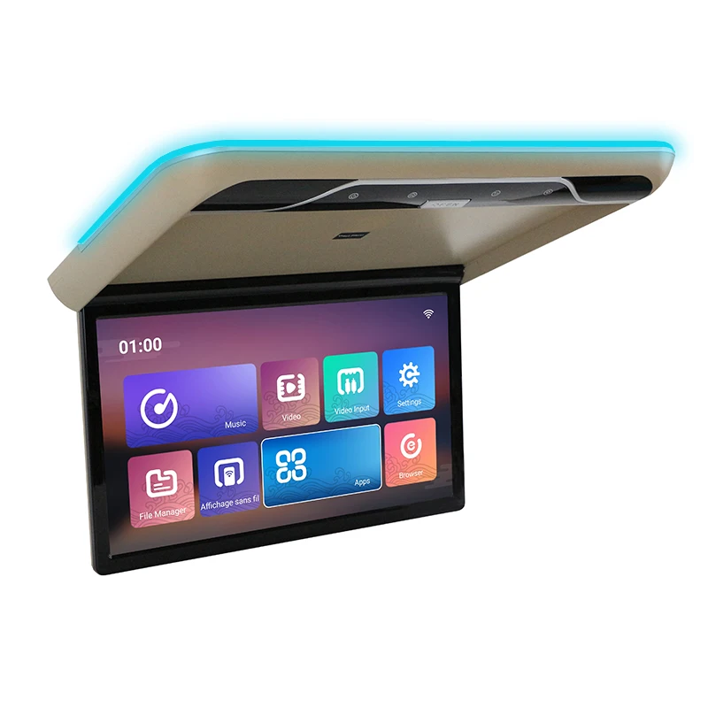 22 بوصة IPS 1080P شاشة أندرويد سقف جبل مشغل مراقبة السقف للمنزل المتنقل RV