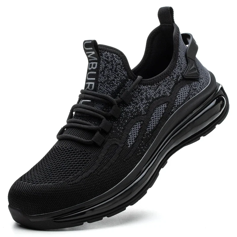 

Men women anti puncture sneakers with toe protection ultra-light safety shoes construction work shoes steel toe work boots