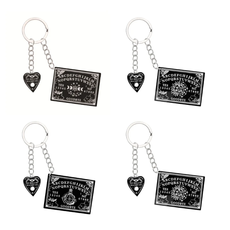 G92F Necklaces Earring Jewelry Making DIY Tarot Planchette Game Spirit Board Keychain