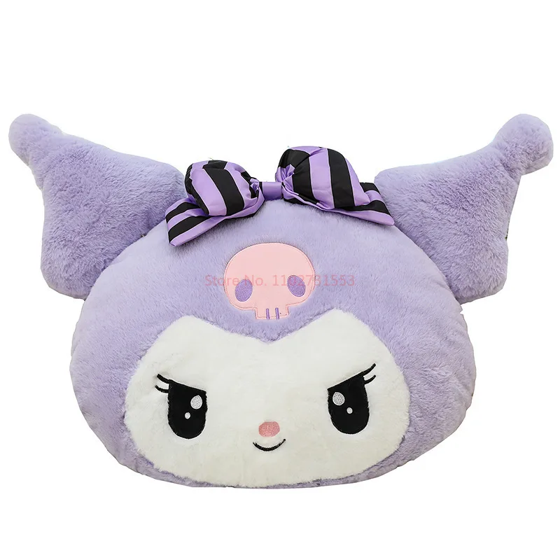 Oversize Sanrio Plush Kuromi Melody Pillow Cushion Cute Cartoon Doll Sofa Valentine Day Kawaii Girlfriend Birthday Present