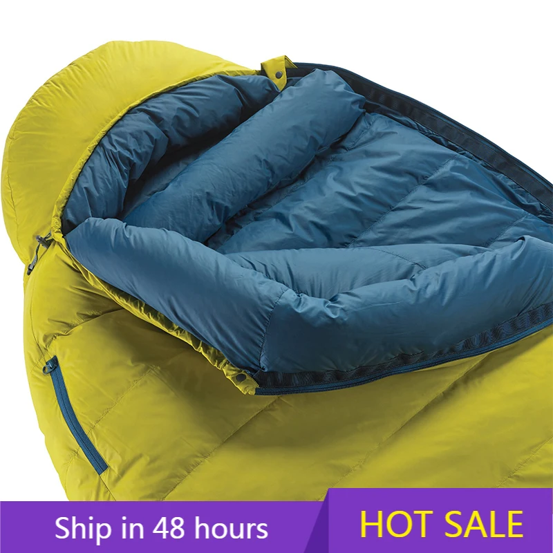 

YTYIN Winter Outdoor Wholesale Waterproof Camping Nylon 800 Goose Down Sleeping Bag -20