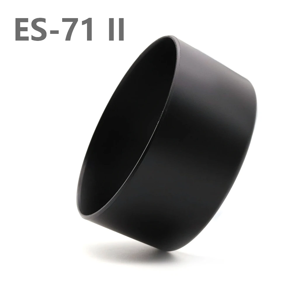 ES-71II para Canon EF 50mm f/1.4 USM Parasol de bayoneta especial dedicado Plástico Negro