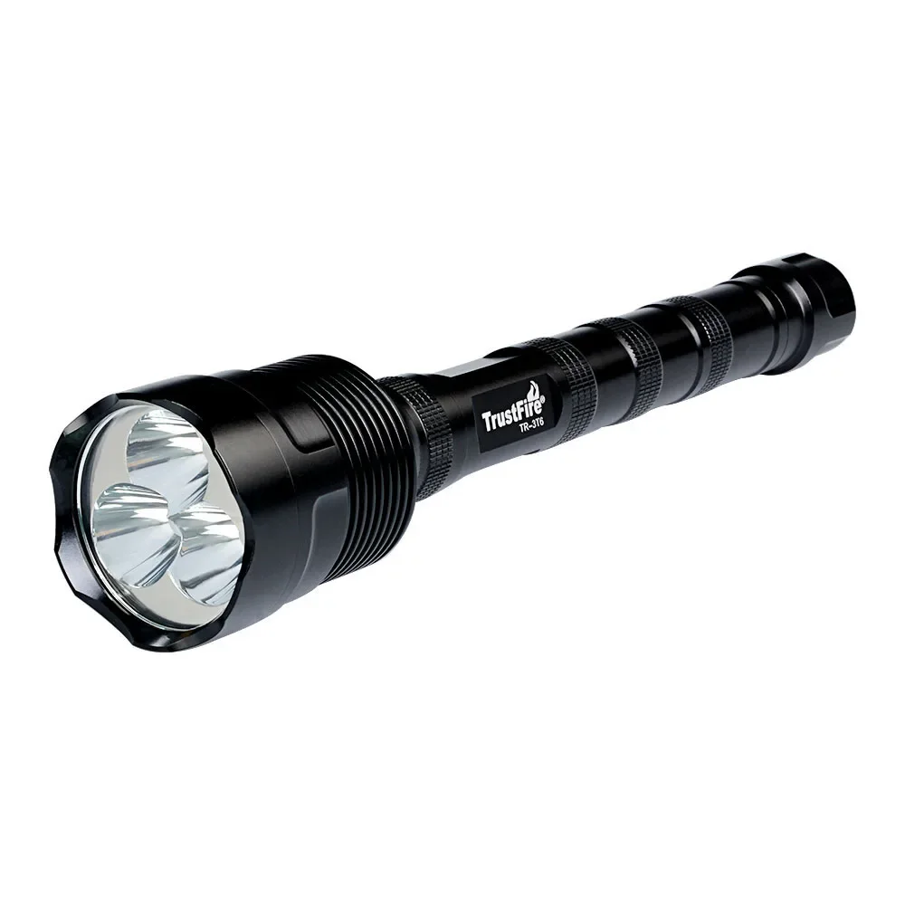 Original ( 3T6 TR-3T6) LED Flashlight Super Bright 3800 Lumens 5 Light Modes Large Tactical Torch (2x18650 / 3x18650 )