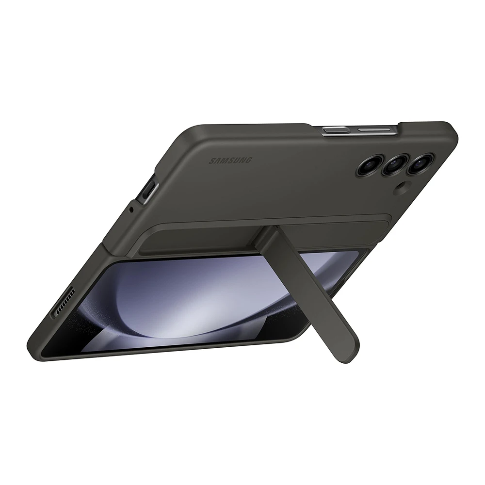 Original For Samsung Galaxy Z Fold5 Standing Case with Strap For Galaxy Z Fold5 5G Z Fold 5 Kickstand Back Cover Case