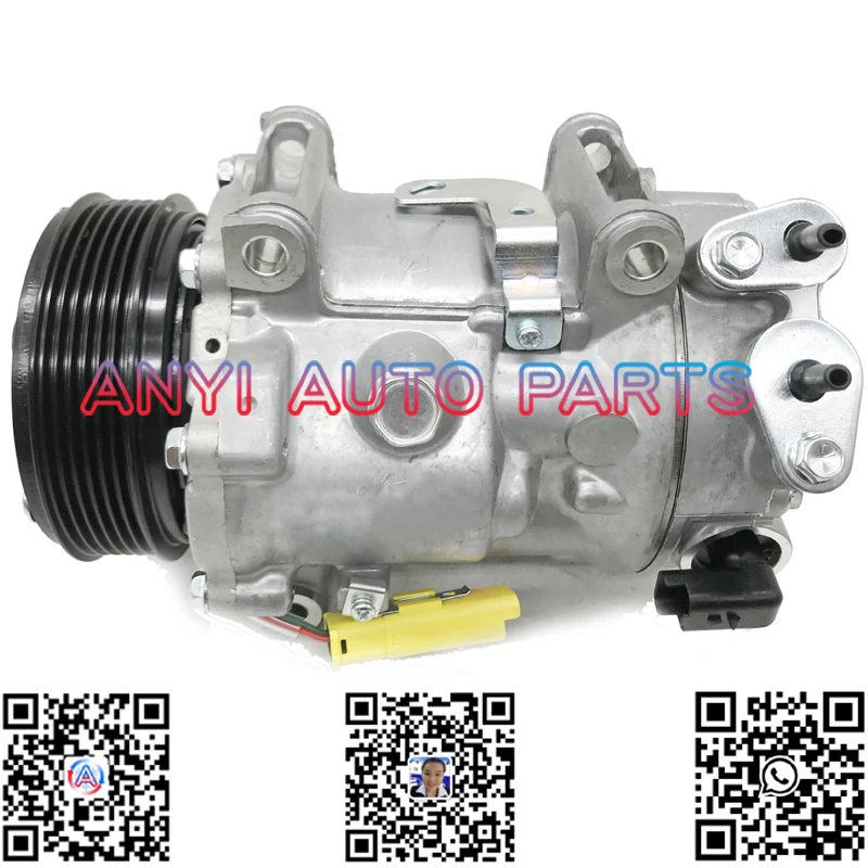 Auto Compressor AC para Peugeot 407, 308, 5008, 508, RCZ, Citroen C5 III, C4, DS4, DS5, DS 5, COM610 SANDEN, SD7C16, 6PK, China Fábrica