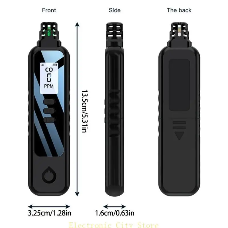 ポータブルカーボン検出器スキャナーバッテリー電源、大きなディスプレイ、エネルギーエネルギー産業セーフHU8Dに対する高感度の高感度