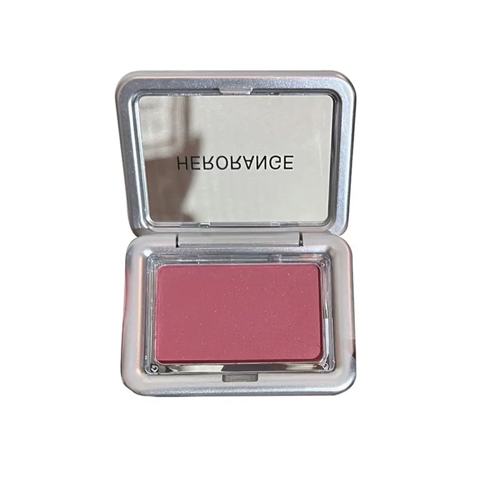 Paleta Shimmer Blush de Longa Duração, Matiz Natural Face Blush, Pó Mineral Durável, Bochecha Blush Cosméticos, 5 Cores