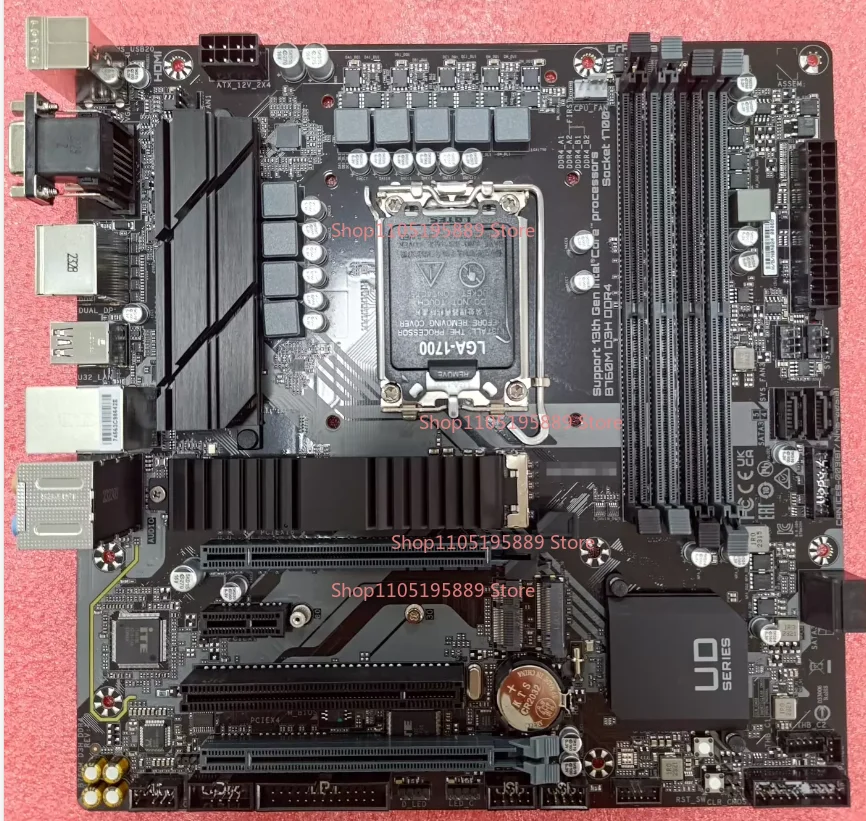 

For Gigabyte B760M D3H DDR4 Main Board Support 12/13/14 Generation Intel Processor, LGA 1700 Interface
