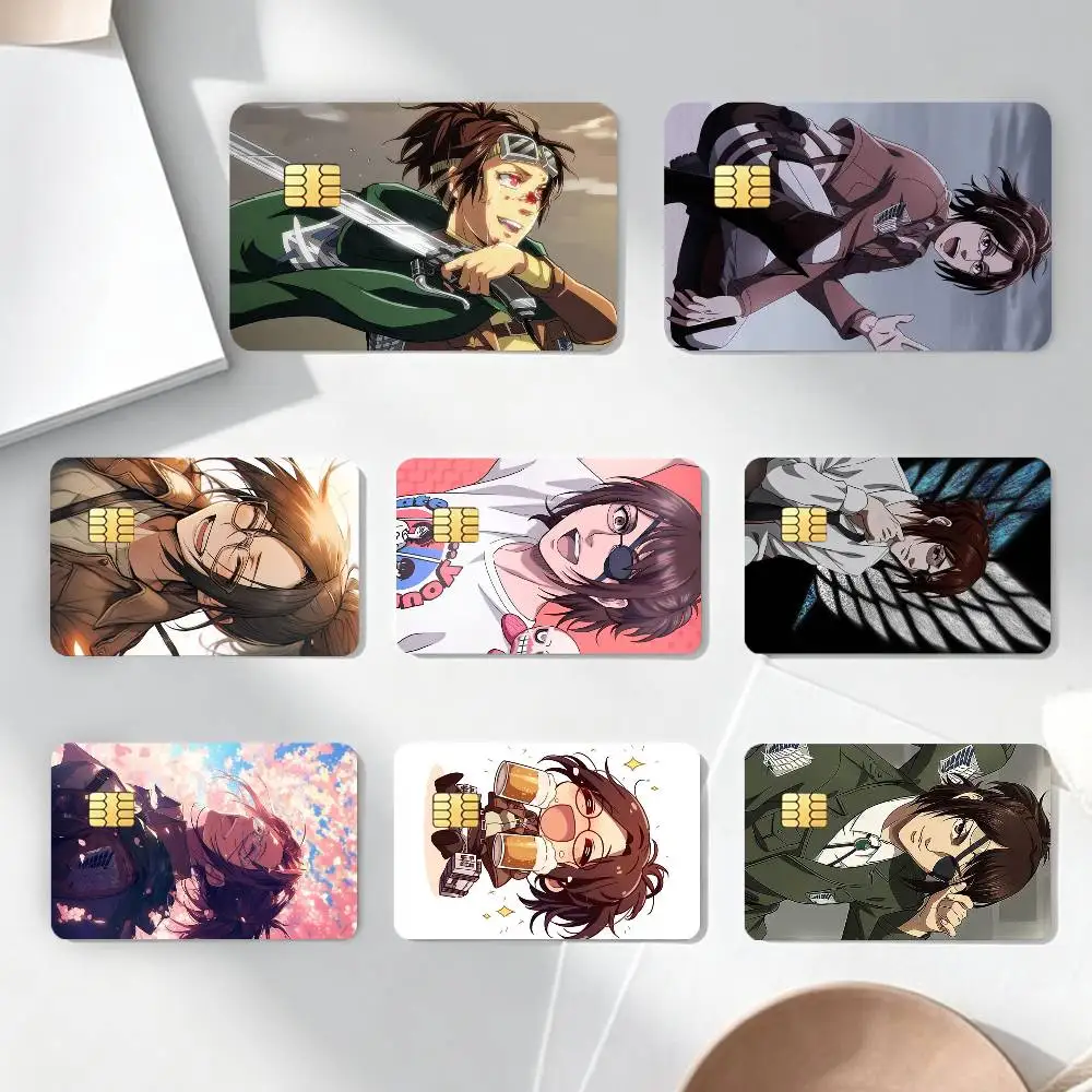 

A-Attack on Titan H-Hange Zoe-S Credit Card HD Stickers Game Card Decal Card Matte Film Skin Small Chip Waterproof Sticker