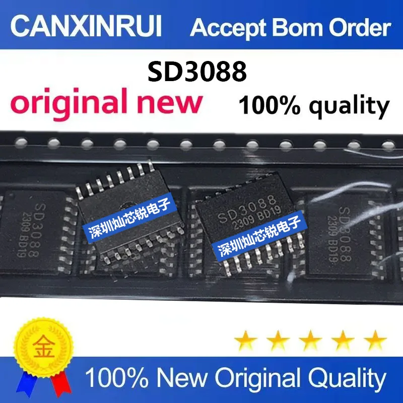 (5-100pieces)Brand New Original SD3088 SMD SOP16 Built-in Crystal High Precision Real-Time Clock Chip