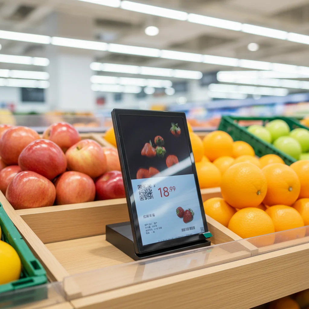 10.1 Inch Single/Side Screen LED Digital Signage Supermarket Price Tag Electronic Advertising Equipment Android OS Agency