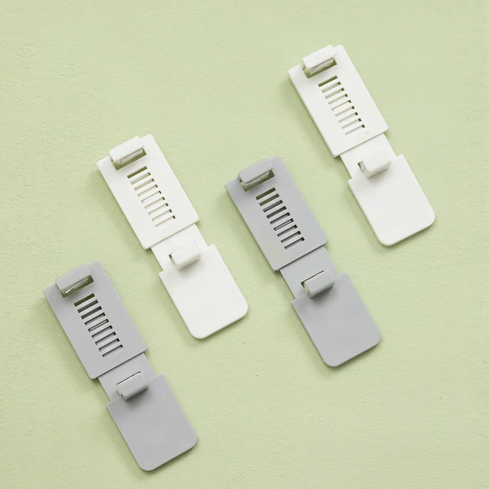 

4Pairs Toilet Seat Lifter Premium ABS Durable Adhesive Toilet Lid Handles Bathroom Hygiene Anti-Touch Tool Practical Home Use