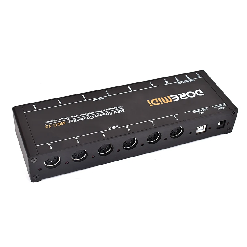 DOREMiDi MIDI Stream Controller MSC-10 Маршрут и фильтр MIDI-сообщения