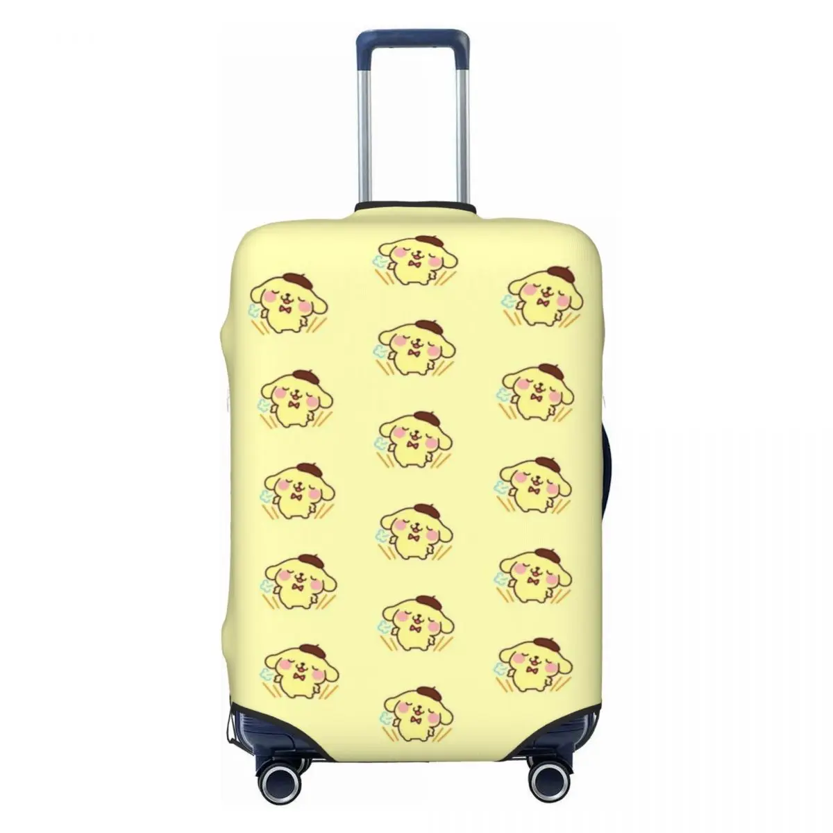 

Custom Pompompurin Cartoon Luggage Cover Elastic Travel Suitcase Protective Covers Fits 18-32 Inch