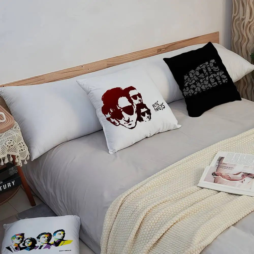 

A-ArcticS Double-Sided Luxury Monkeys Pillow Case 45x45 Car Sofa Cushion Cover 50x50 Home Decoration Soft Polyester Fabric
