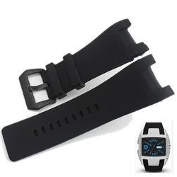 Silicone Watch strap for Diesel Watch Strap for DZ1216 1216 DZ1273 DZ4246 DZ4247 DZ287 Soft Rubber Wrist Band Bracelet 32mm*17mm