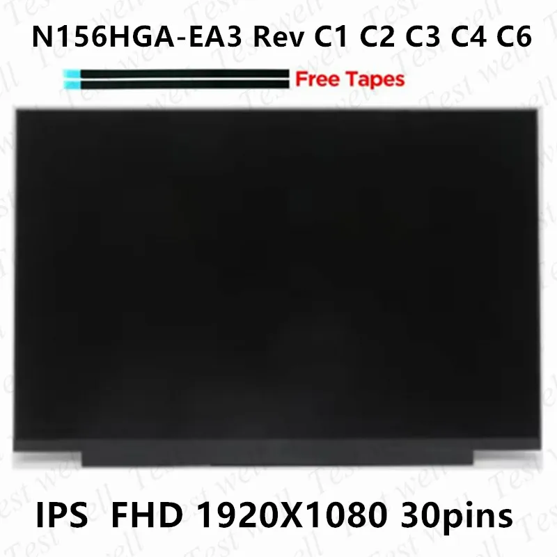 Original New For Laptop 15.6 FHD 1920X1080 LED Display Replacement N156HGA-EA3 rev C1 C2 C3 C4 C6 LCD Matrix