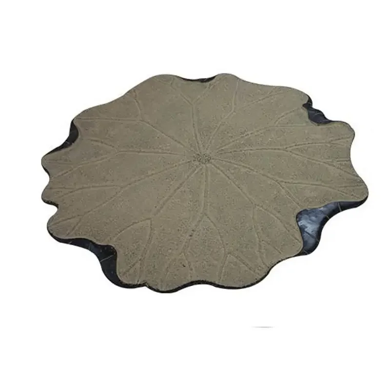 King size lotus leaf footstone hotel garden outdoor decorative manhole cover