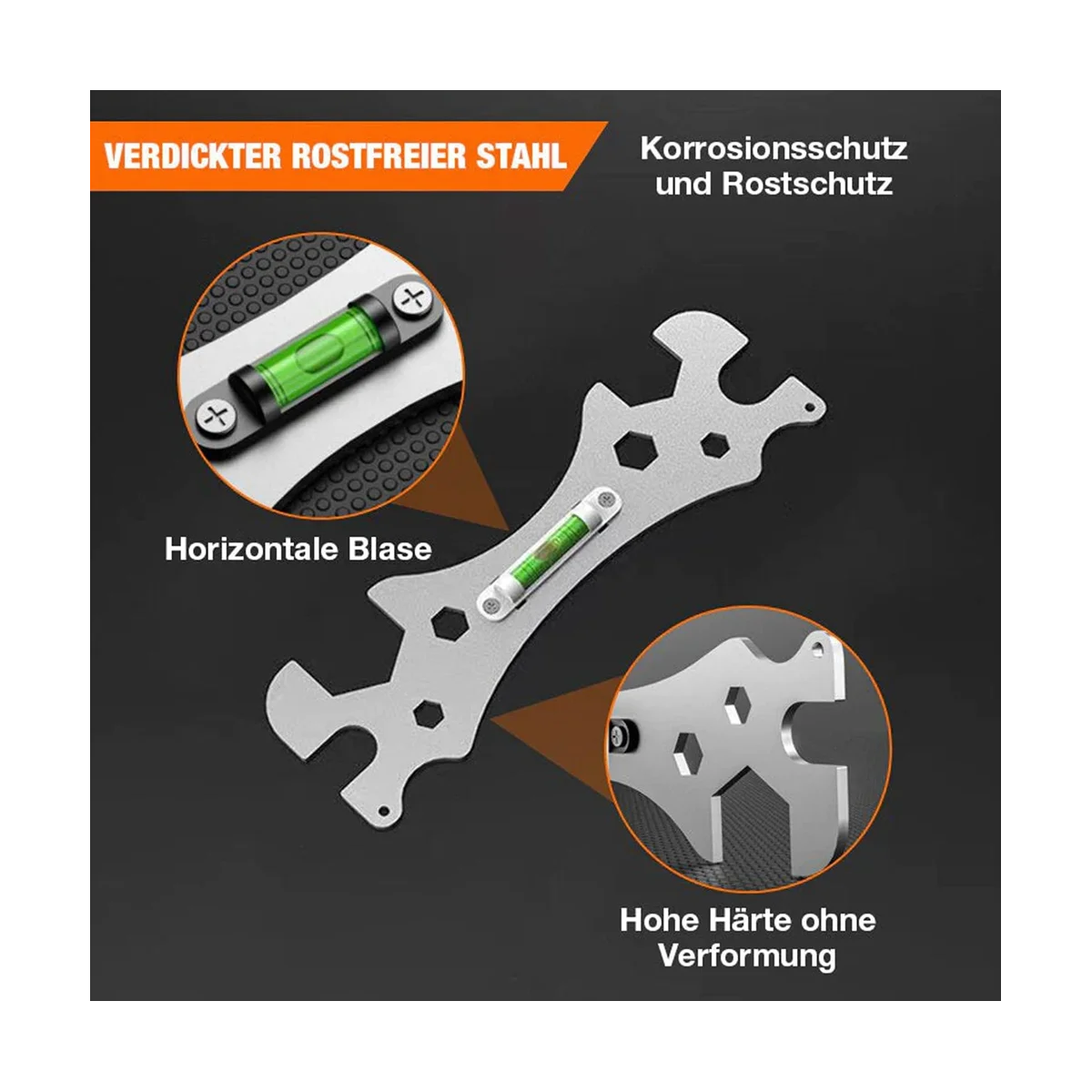 Outil Spécial avec Installation de Douche Horizontale, Kit d'Outils Multifonctions, 2 Pièces