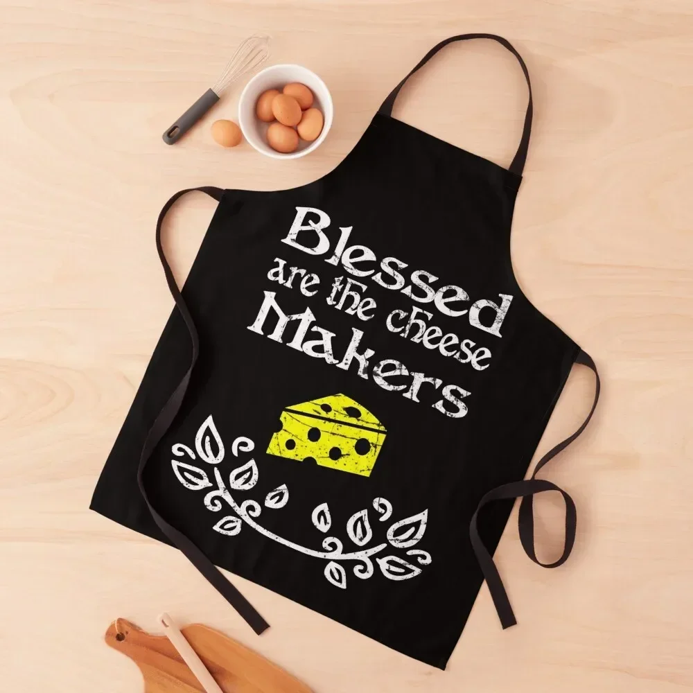 

Blessed are the Cheese Makers . . . Apron Custom professional hairdressing Apron