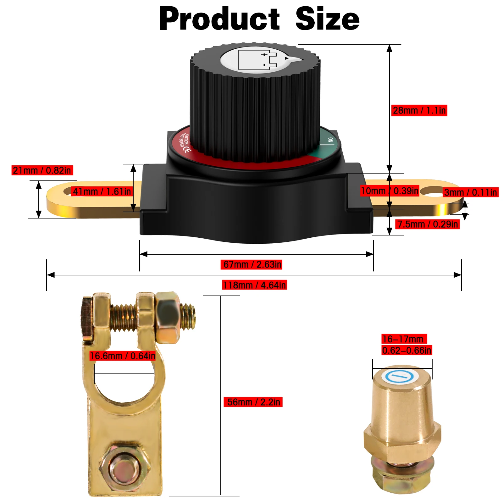 

Выключатель автомобильного аккумулятора, верхняя стойка, выключатель аккумулятора 12 В-48 В, выключатель аккумулятора для автомобиля, грузовика, лодки