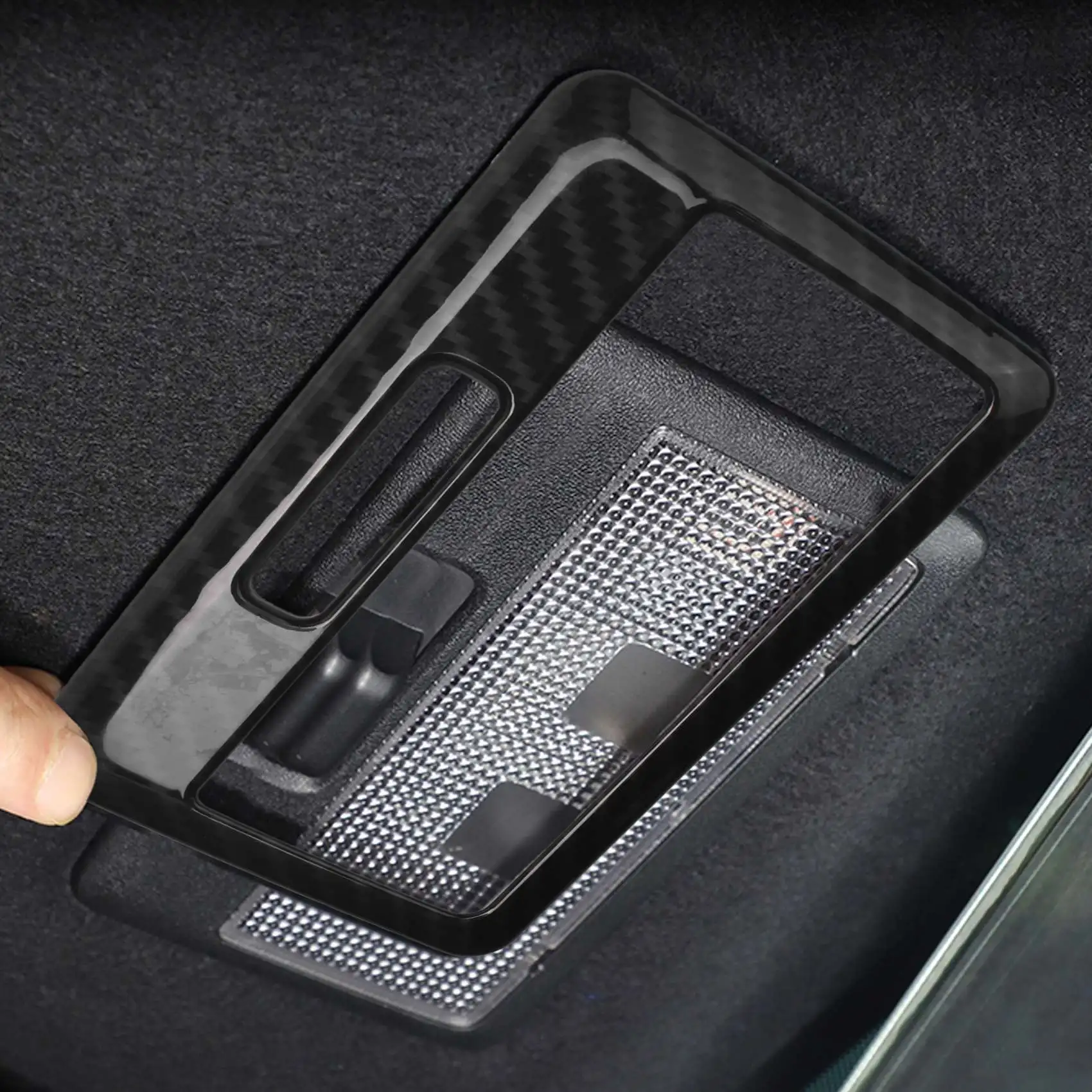 

Reliable-Car Front Roof Reading Lamp Decorative Trim Frame for Toyota 86 Subaru BRZ 2012-2020-ABIQ