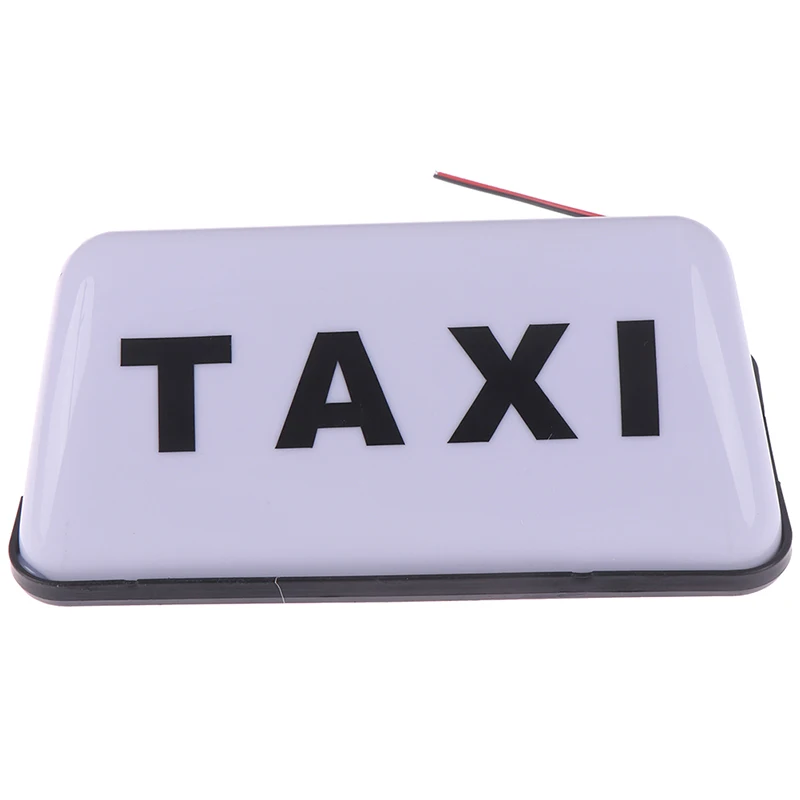 12V Magnetic Taxi Roof Sign Lamp Waterproof Cab Top Topper Light For Car Taxi Decoration