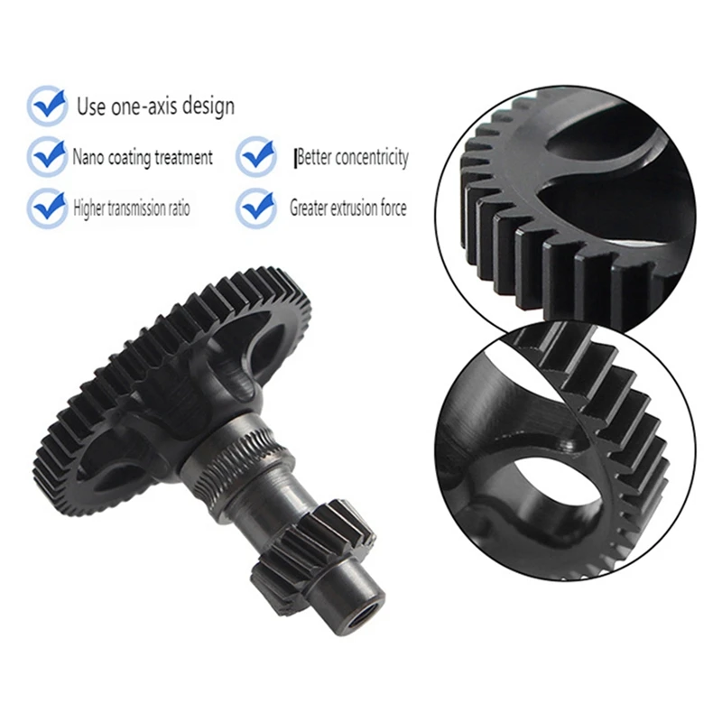 Sostituzione stampante VORON 0.2 per kit di aggiornamento ingranaggi integrati con mini estrusore Sherpa con rivestimento nanometrico