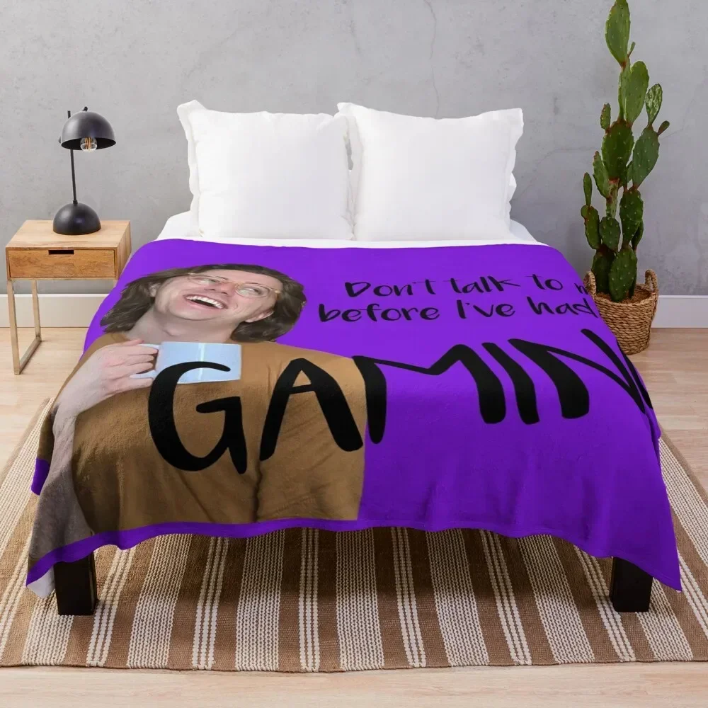 

Polygon (BDG) | Don't talk to me before I've had my GAMING. Throw Blanket Thin Soft Blanket for Summer Night Sleeping