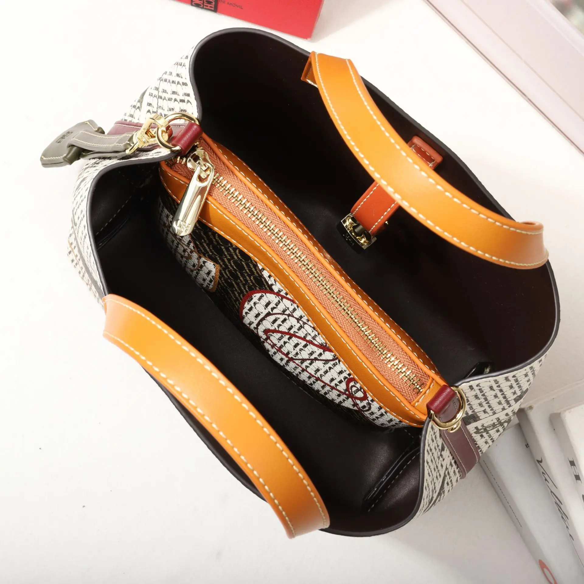 Стильная женская сумка-ведро премиум-класса через плечо с застежкой на шнурке и верхней ручкой для модного образа