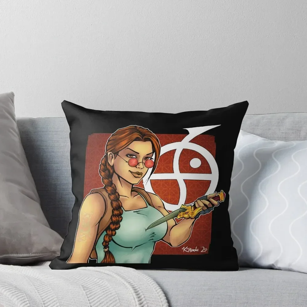 

#InkTOMBer Day 9 - Transformation (Colour) Throw Pillow ornamental pillows christmas ornaments 2025 luxury covers pillow