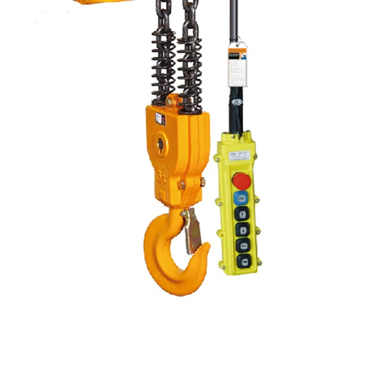 1/2/3/5/10/20TON remote control winch Lifting 220V 380V HHBB Electric Chain Hoist block crane hoist 3m 6m 9m with trolley price