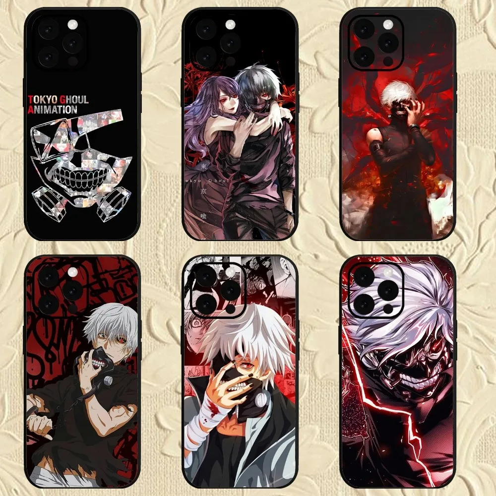 BiliBilil Anime Tokyo Ghoul  Phone Case For iPhone Mini 11 12 13 14 15 Pro XS Max X Plus SE XR Shell