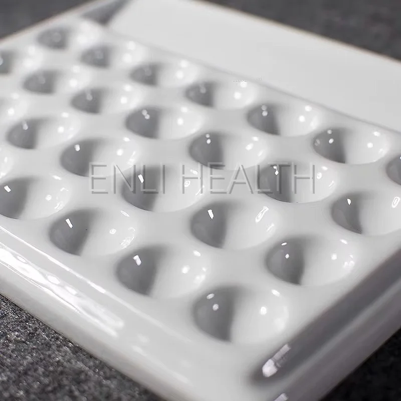 

Стоматологическое лабораторное оборудование, 28 слотов, имитация керамической палитри, протез, фарфор, порошок, глазурь, паста, палитра, лоток с крышкой, стоматологический инструмент