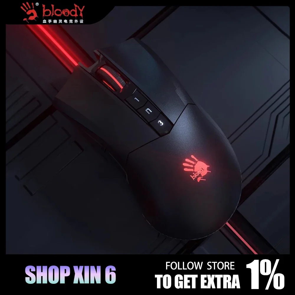 Bloody R90 PLUS 2.4ghz Wireless Mouse 5000dpi Usb Photoelectricity Esports Gaming Mouse Pc Game Accessories Gamer Man Mice Gifts