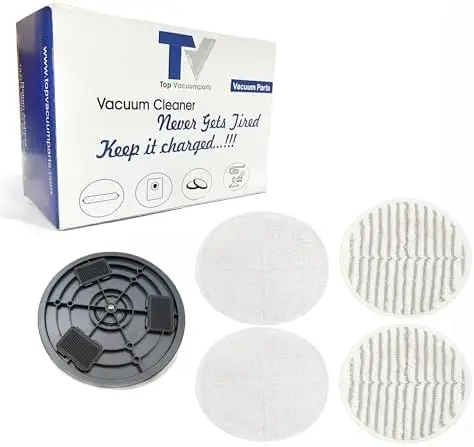 

Сменные насадки для швабры Bissell Spinwave – 4 штуки (2 мягкие, 2 жесткие) – подходят для правого вращающегося диска – запчасть # 1611710