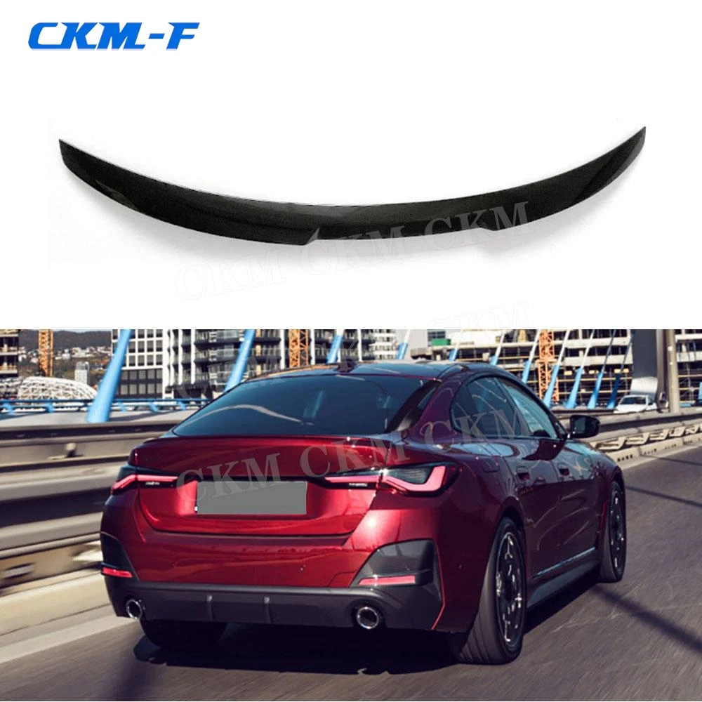 

ABS Car Boot Spoiler Rear Trunk Duck Spoiler Wing for BMW 4 Series G26 425i 430i M Sport Sedan 2021 + Bodykits Accessories