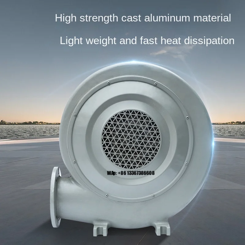 

1.5KW 2.2KW Medium Pressure Industrial Centrifugal Blower Dust Collection Air Supply Aluminum Shell for Fan Dust ODM OEM AC