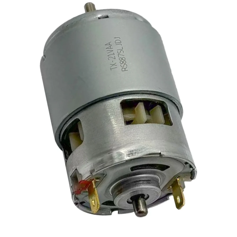 Hedge Trimmer Motor 887 Compatible with 21V 24V Battery Platforms Featuring Dual Bearing Stability and Compact Lightweight Build
