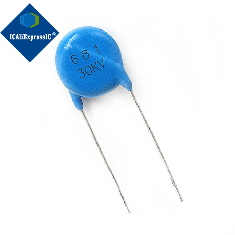 5pcs/lot High voltage ceramic chip ceramic capacitor 681K 30KV 680PF 30KV681 In Stock